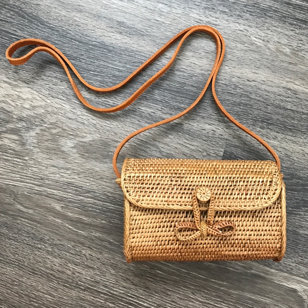 Authentic Handmade Bali Rattan Straw Bag